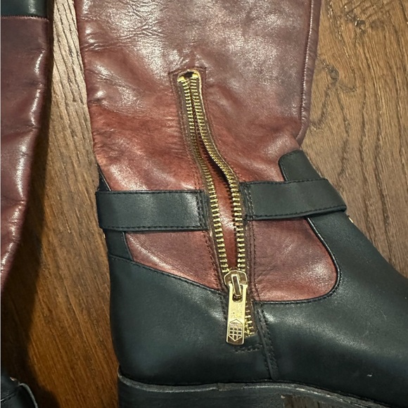 Vince Camuto Flavian Tall Leather Equestrian Riding Boot Size 7B - Picture 6 of 11